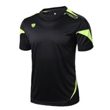 FANNAI Brand New Arrival 2017 men Designer soccer jerseys T Shirt sports Quick Dry Slim Fit Breathabl shirts Tops & Tees M_XXXL - Hobbyvillage