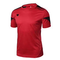 FANNAI Brand New Arrival 2017 men Designer soccer jerseys T Shirt sports Quick Dry Slim Fit Breathabl shirts Tops & Tees M_XXXL - Hobbyvillage