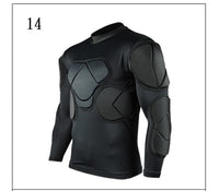 Survetement football 2018 American Football Jerseys sports safety protection thicken soccer goalkeeper jersey elbow shirts vest - Hobbyvillage