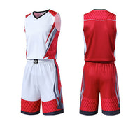 Men Kids Basketball Jerseys Suit Boys College Mens Basketball Uniforms Sport Kit Shirts Shorts Set Cloth Breathable Custom Print - Hobbyvillage