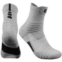 1 Pair Basketball Socks Man Long Thickening Towel Bottom Cotton Socks Outdoors Run Badminton Tennis Middle Tube Sport Socks - Hobbyvillage