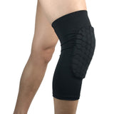 1PCS Honeycomb Basketball Knee pads Leg Sleeves Cellular Football Volleyball Soccer Kneepad Calf Support Ski Cycling Leg warmer - Hobbyvillage