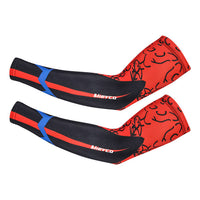 1 Pairs Unisex Arm Warmer Sun UV Protection Sports Running Bike Cycling Basketball Volleyball Golf Elbow Arm Sleeves Cover - Hobbyvillage